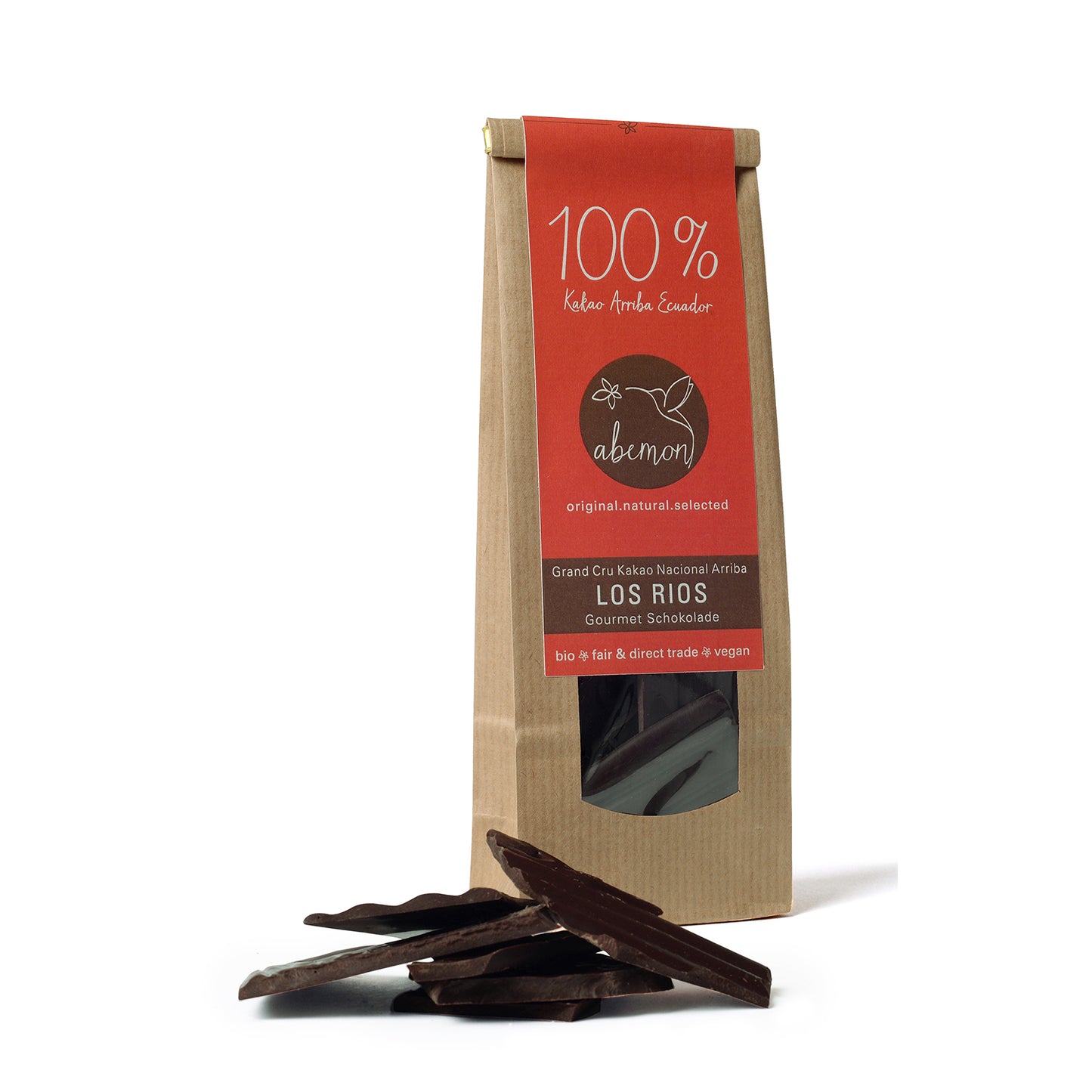 Bio-Gourmet Schokolade 100% Kakao Nacional Arriba LOS RIOS