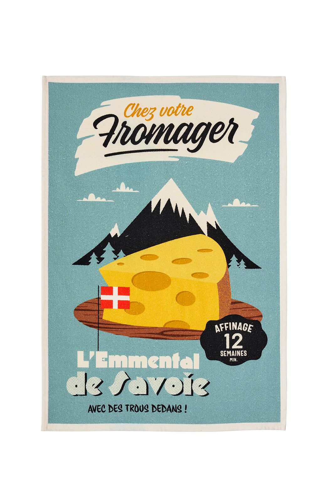 Fromage- Geschirrtuch