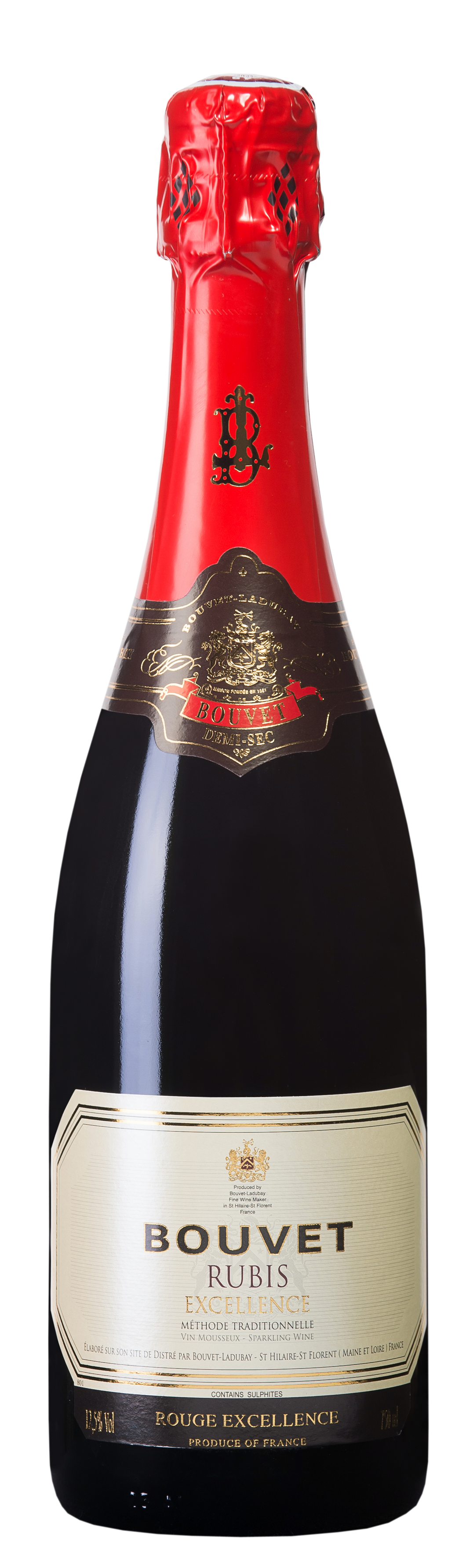 Crémant Rouge Rubis Excellence Demi-Sec