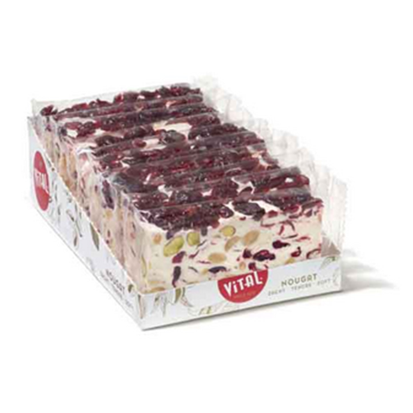 Nougat mit Cranberries