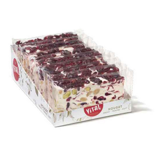 Nougat mit Cranberries