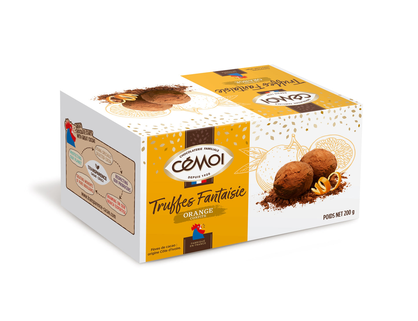 Cémoi Truffes Candied Orange