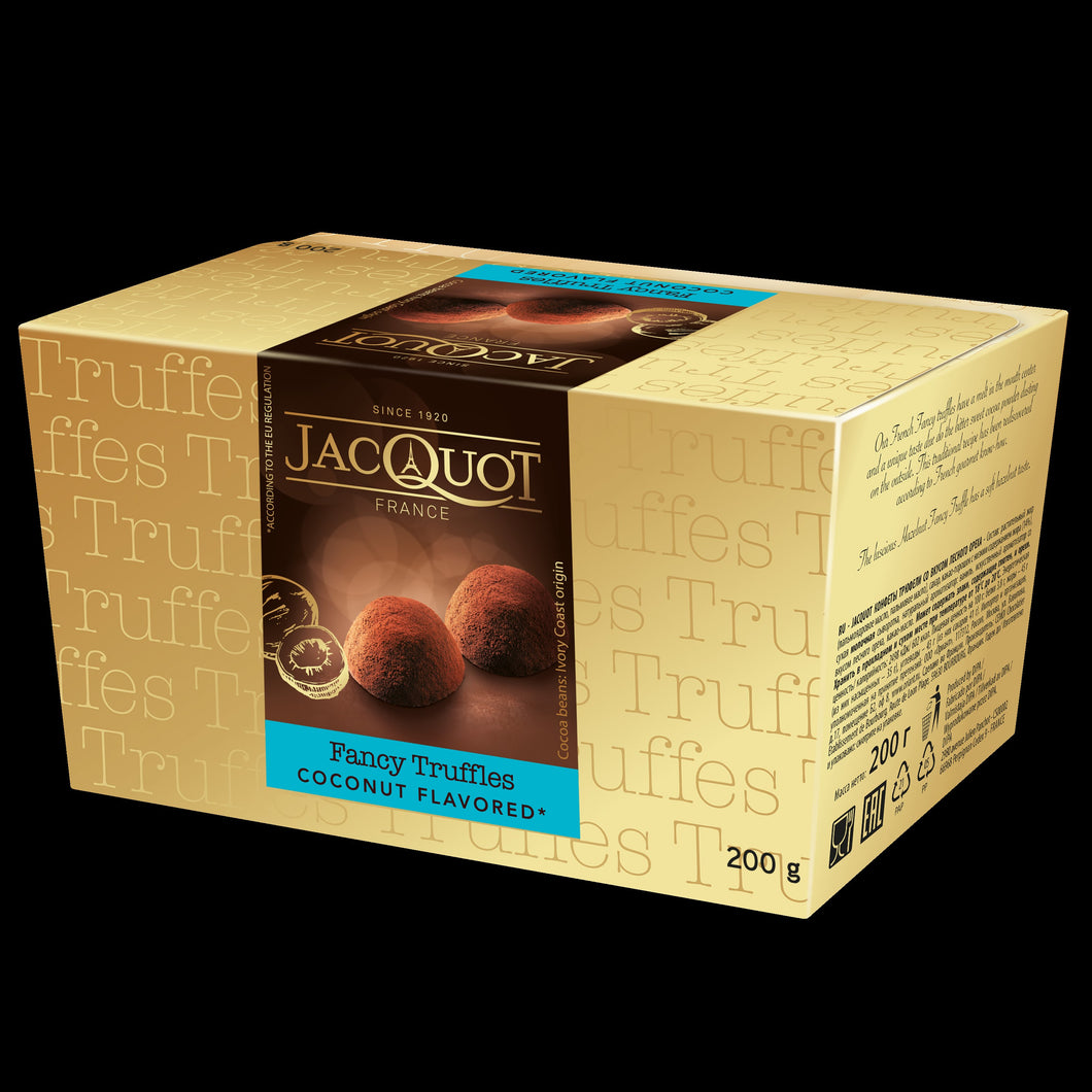 Jacquot Truffles Coconut Flavored