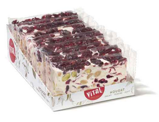 Nougat mit Cranberries