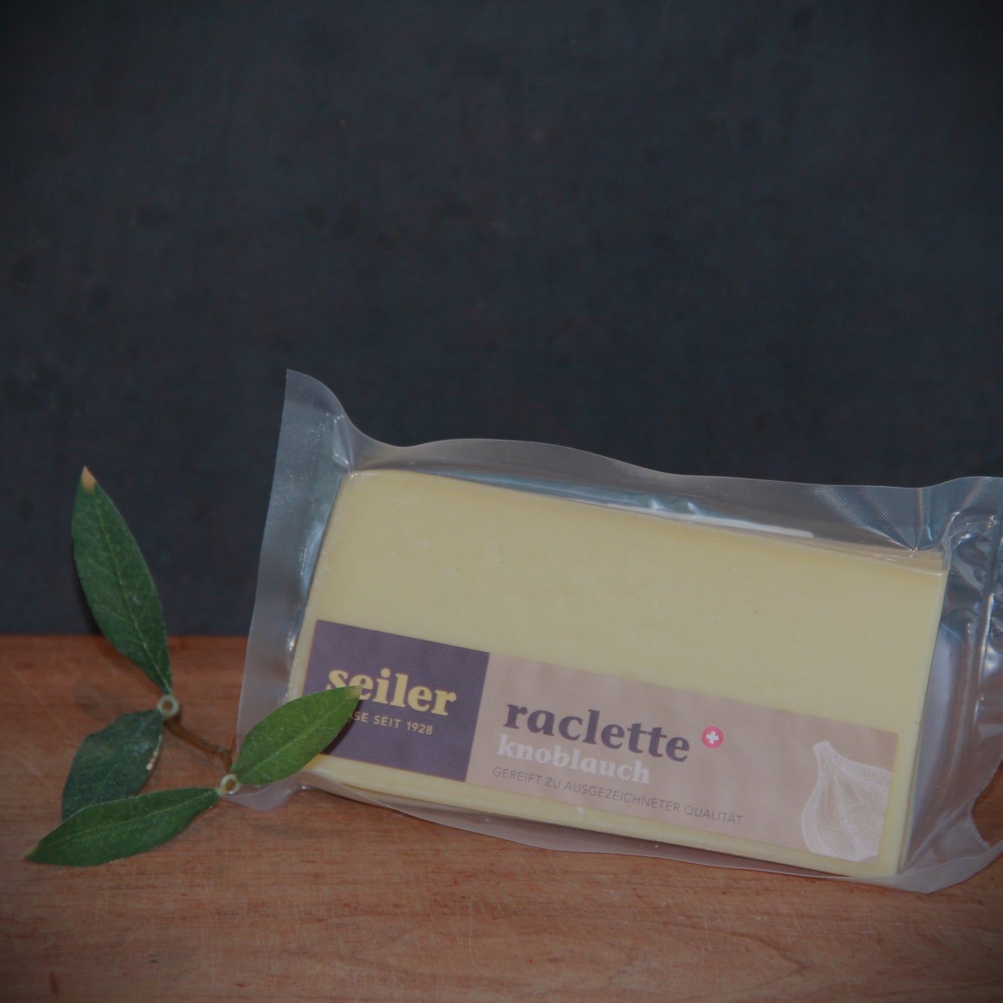 Raclettescheiben Knoblauch 180g