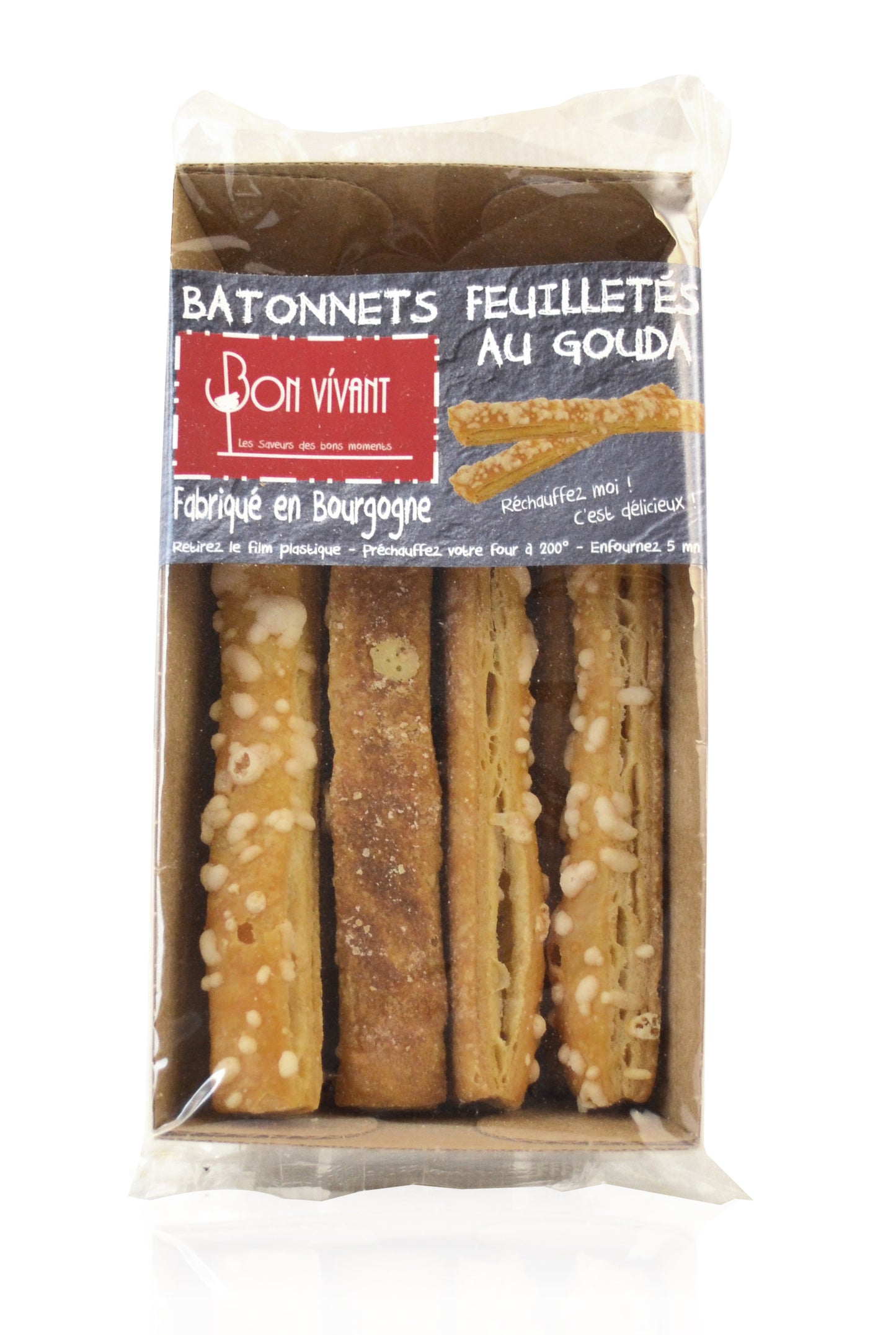 Blätterteigstangen mit Gouda