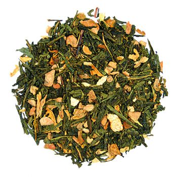 Ingwer-Zitrone auf Grüntee