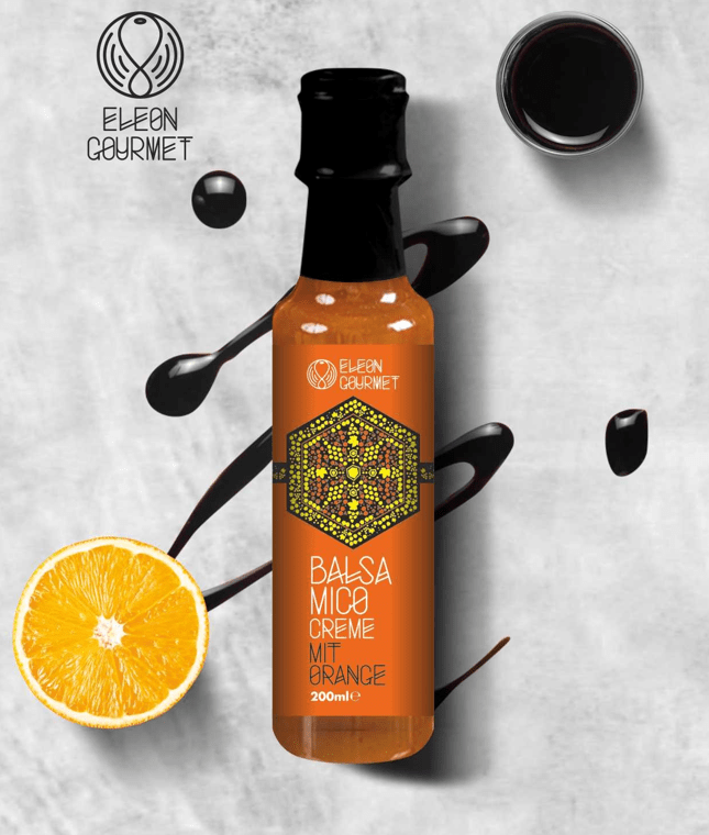 Balsamico Creme mit Orange
