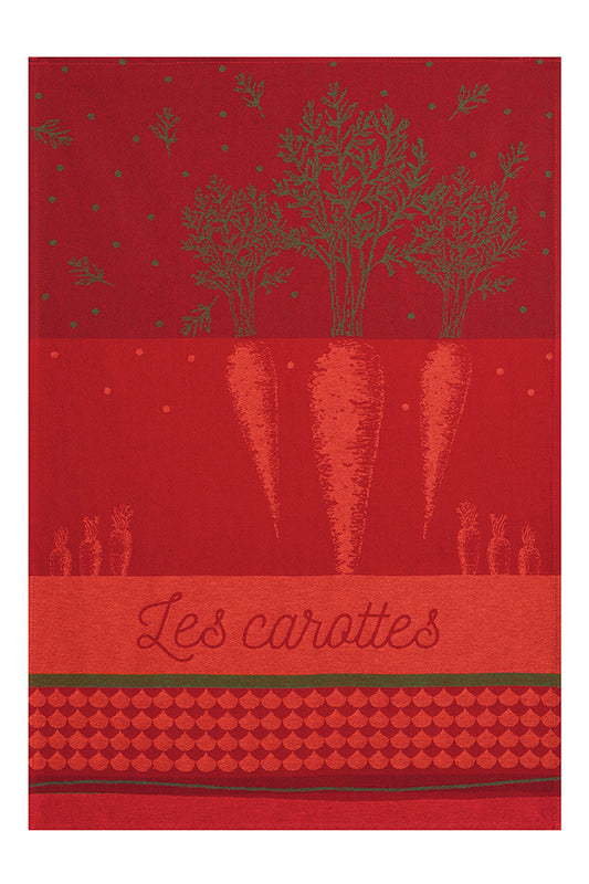 Les carottes- Geschirrtuch