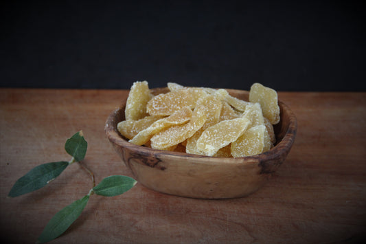 Cantaloupe Melonen Streifen gezuckert