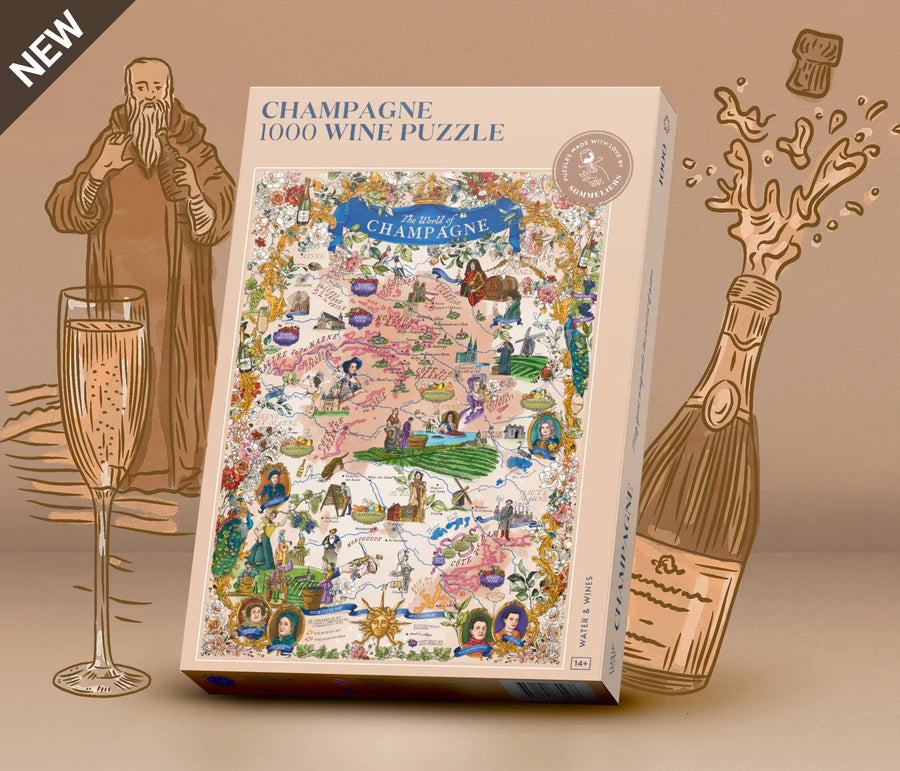 Weinpuzzle Champagner 1000 Teile