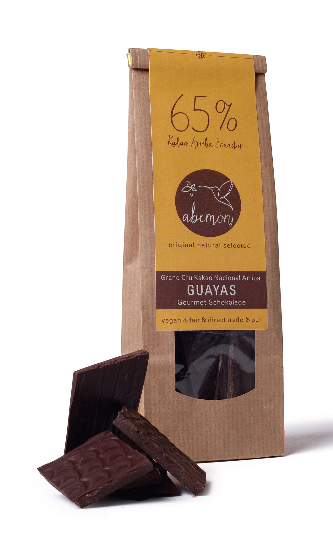 Gourmet Schokolade 65% Kakao Nacional Arriba GUAYAS