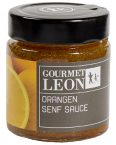 Orangensenf Sauce