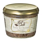 Rehterrine mit Steinpilzen