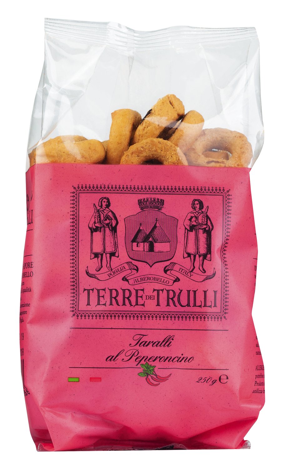 Taralli al Peperoncino, Salzgebäck mit Chili