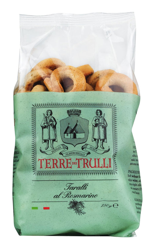 Taralli al Rosmarino, Salzgebäck mit Rosmarin